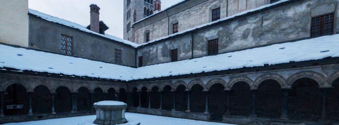 Aosta con neve